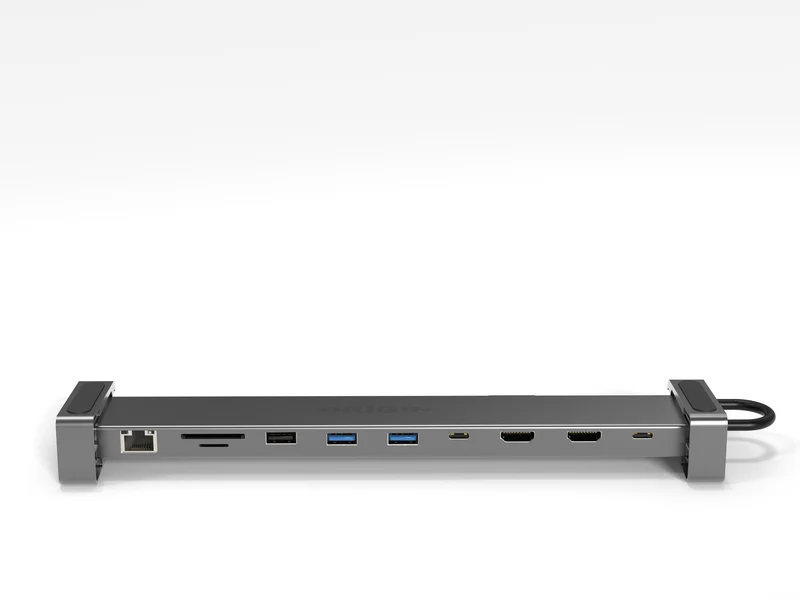 Origin Storage Travel Dock USB-C 4K 10in1 with Dual HDMI and 100w EU AC Adapter