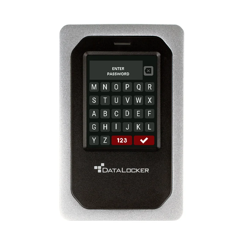 DataLocker DL4 FE, 500GB HDD, FIPS 140-3 L3, AES 256Bit, Touchscreen, USB 3.2 Gen 1
