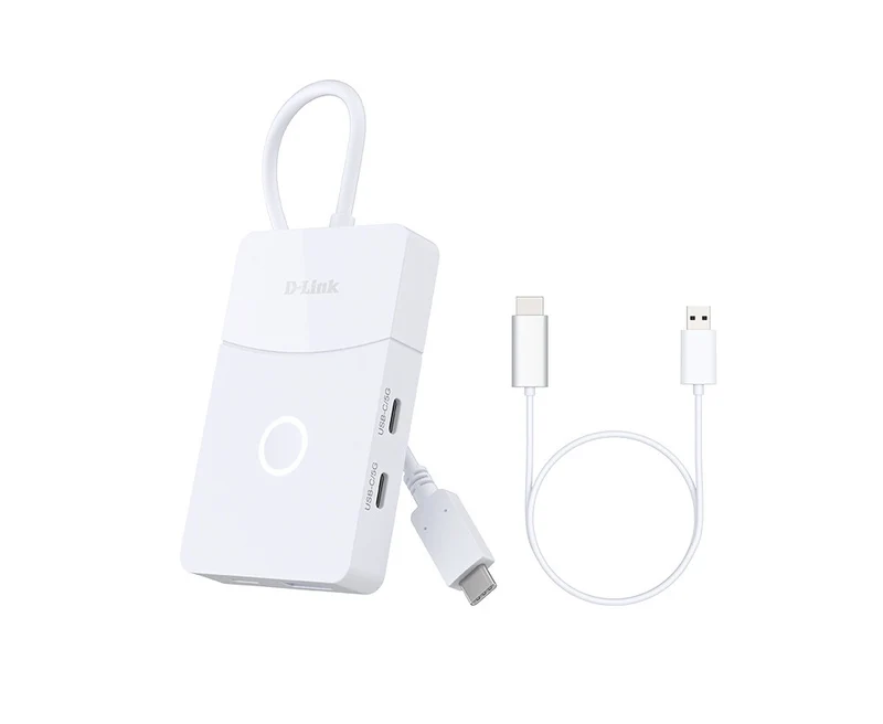 D-Link DUP-501 interface hub USB 3.2 Gen 1 (3.1 Gen 1) Type-C 5000 Mbit/s White