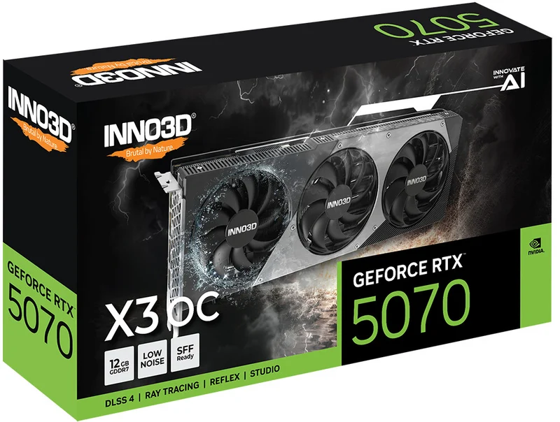 INNO3D GeForce RTX 5070 X3 OC NVIDIA 12 GB GDDR7