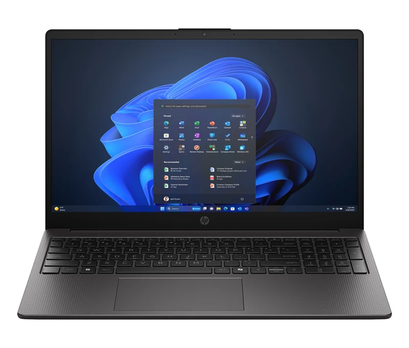 HP 250R G10 Intel Core 7 150U Laptop 39.6 cm (15.6") Full HD 24 GB DDR5-SDRAM 512 GB SSD Wi-Fi 6 (802.11ax) Windows 11 Pro Black