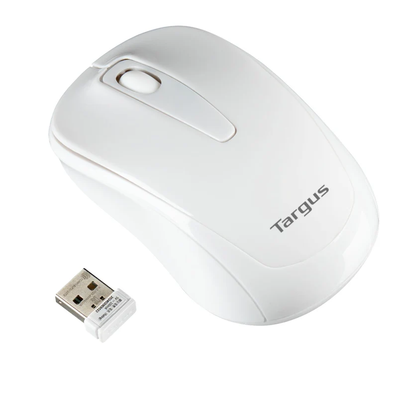 Souris optique sans fil à 3 boutons (W600) - Blanche