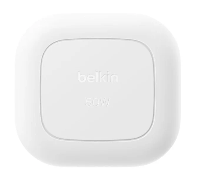 Belkin WCH019MYWH mobile device charger Universal White AC Fast charging Indoor