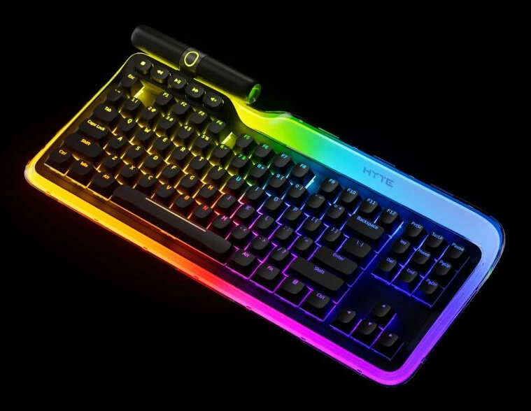 HYTE Keeb TKL keyboard Universal USB QWERTY English Black