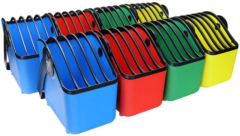 LocknCharge LNC7055 portable device management cart/cabinet Portable device management bag Blue, Green, Red, Yellow