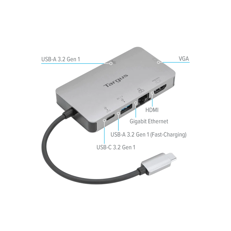 Station d'accueil USB-C DisplayPort™ Alt Mode Single Video 4K HDMI/VGA avec 100W PD Pass-Thru