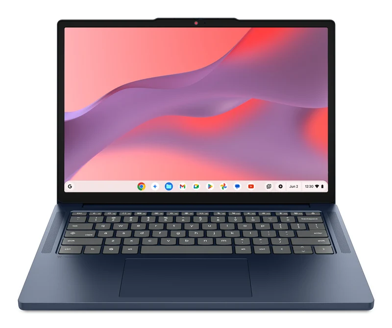 Lenovo Chrome 14M8911 MediaTek Kompanio 540 Chromebook 35.6 cm (14") WUXGA 8 GB LPDDR5x-SDRAM 64 GB UFS Wi-Fi 7 (802.11be) ChromeOS English Blue