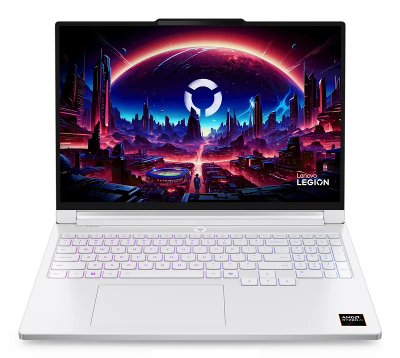 Lenovo Legion 7 16AGP11 Copilot+ PC AMD Ryzen™ AI 7 450 Laptop 40.6 cm (16") WQXGA 32 GB LPDDR5x-SDRAM 1 TB SSD NVIDIA GeForce RTX 5060 Wi-Fi 7 (802.11be) Windows 11 Home English White