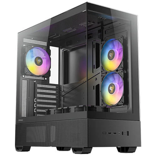 Antec CX705 ARGB Gaming PC Case Mid Tower, Black