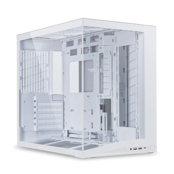 Lian Li O11 Dynamic Mini V2 Flow White Compact Mid-Tower Gaming PC Case