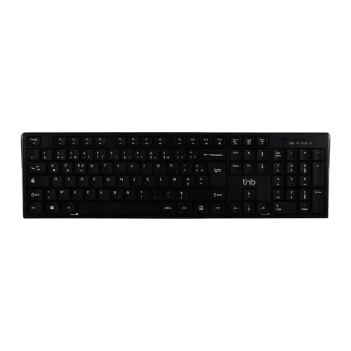 Clavier sans fil rechargeable Bluetooth + USB-A 2,4 Ghz - AZERTY (FR)