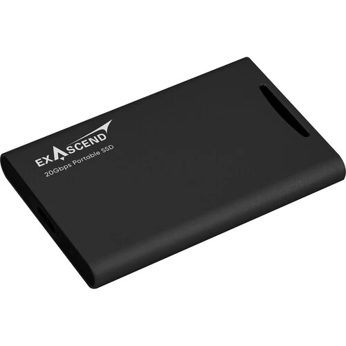 Exascend 4TB Element USB 3.2 Gen 2x2 Portable SSD (Black)