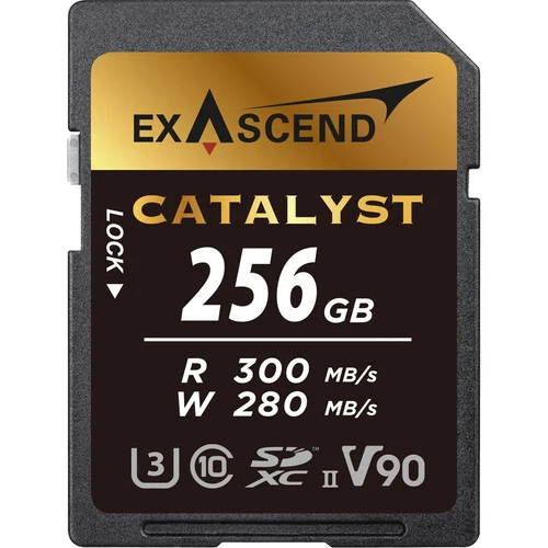 Exascend 256GB Catalyst Essential UHS-II V90 SDXC Memory Card