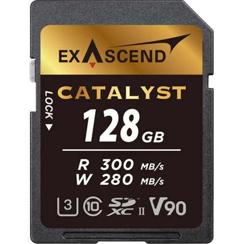 Exascend 128GB Catalyst Essential UHS-II V90 SDXC Memory Card