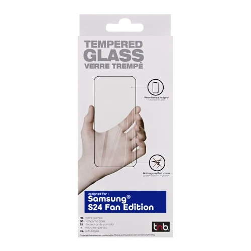 Protection intégrale en verre trempé pour Samsung Galaxy 24 Fan Edition