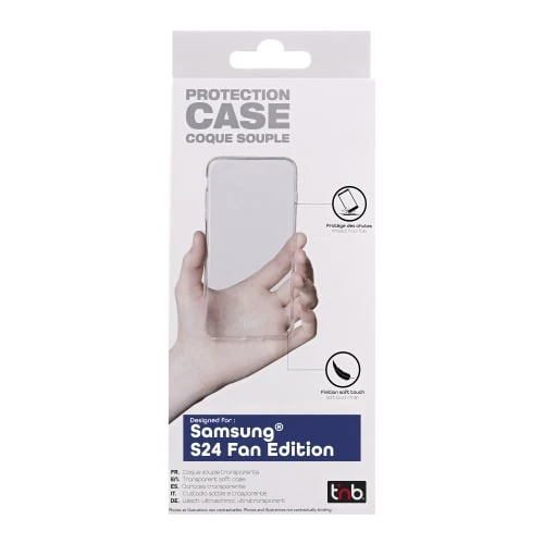 Coque souple transparente pour Samsung Galaxy S24 Fan Édition