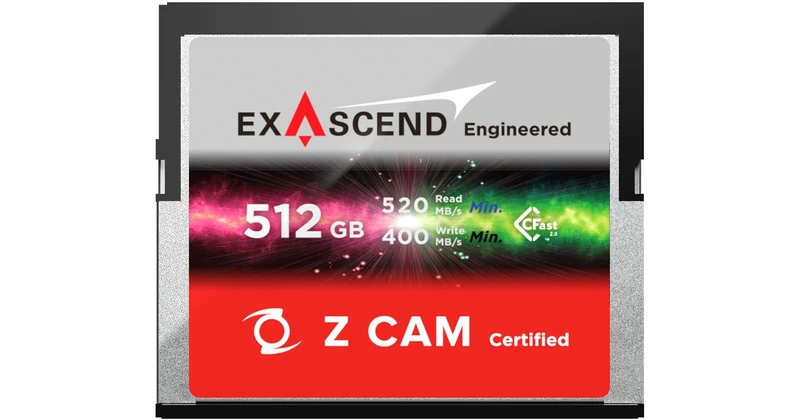 Exascend Z CAM 1TB ExAscend CFast 2.0 Memory Card