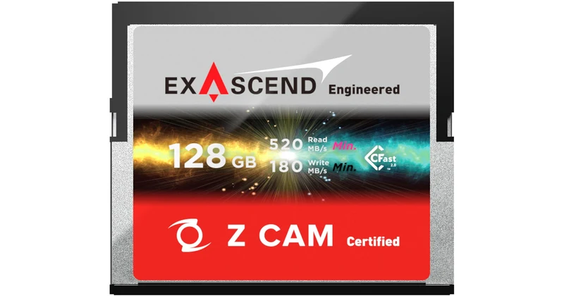 Exascend Z CAM 128GB ExAscend CFast 2.0 Memory Card