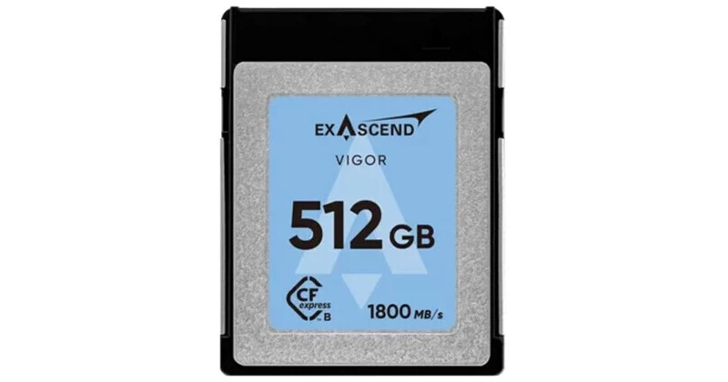 Exascend 512GB VIGOR CFexpress 2.0 Type B Memory Card