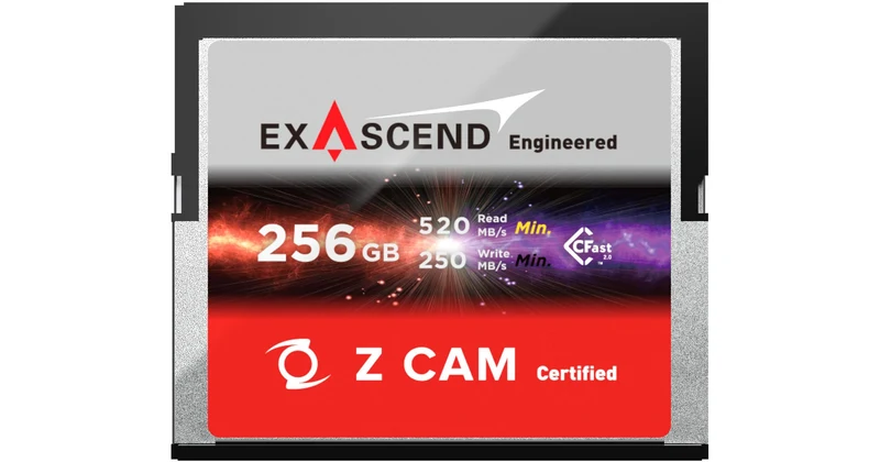 Exascend Z CAM 256GB ExAscend CFast 2.0 Memory Card