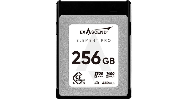 Exascend 256GB Element Pro CFexpress 4.0 Type B Memory Card