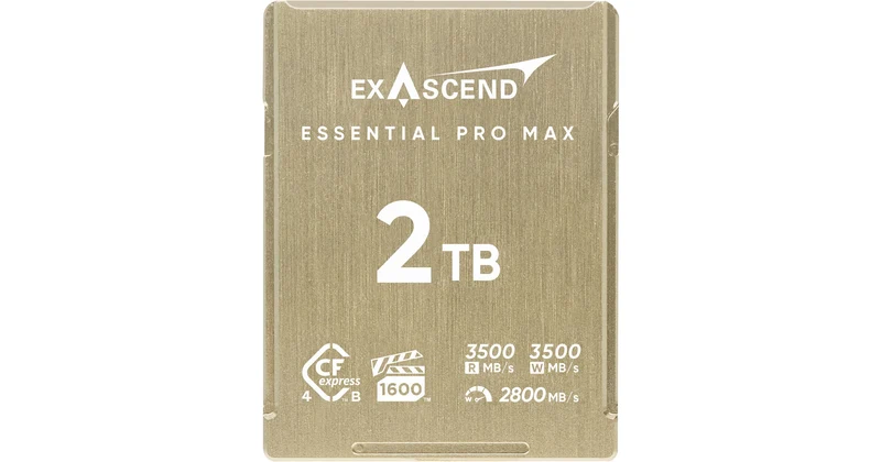 Exascend 2TB Essential Pro Max CFexpress 4.0 Type B Memory Card