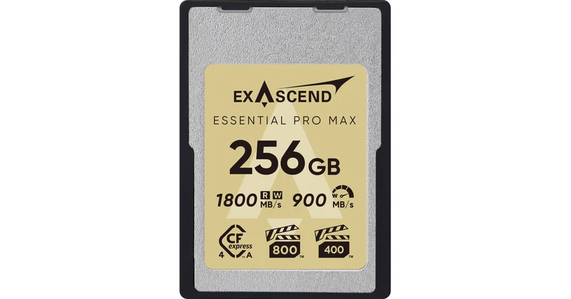 Exascend 256GB Essential Pro Max CFexpress 4.0 Type A Memory Card