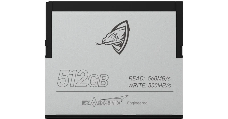 Exascend 512GB Archon CFast 2.0 Memory Card