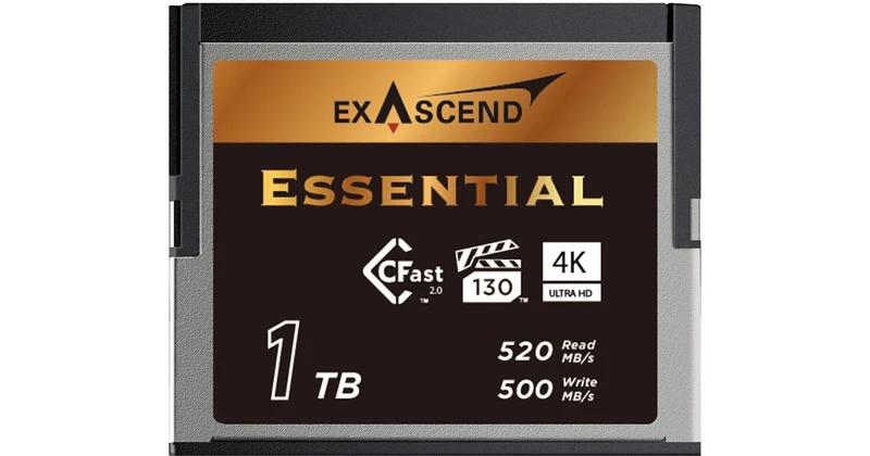 Exascend 1TB CFX Series CFast 2.0 Memory Card