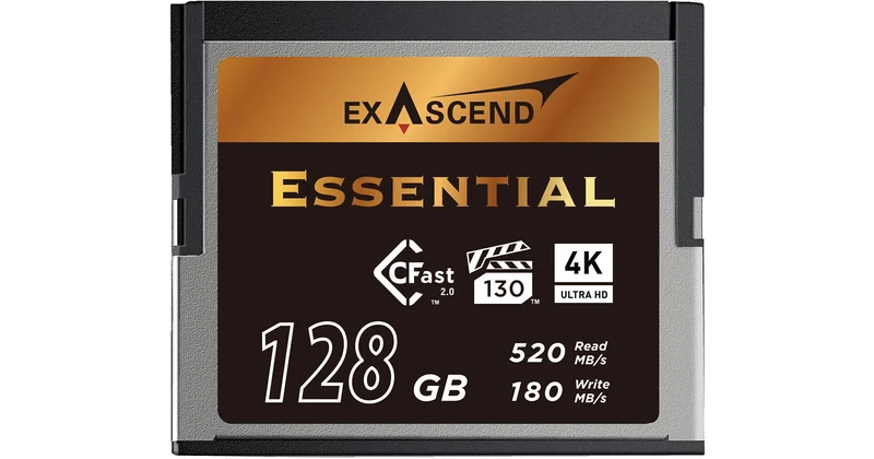 Exascend 128GB CFX Series CFast 2.0 Memory Card