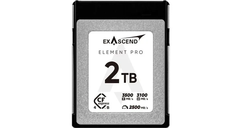 Exascend 2TB Element Pro CFexpress 4.0 Type B Memory Card