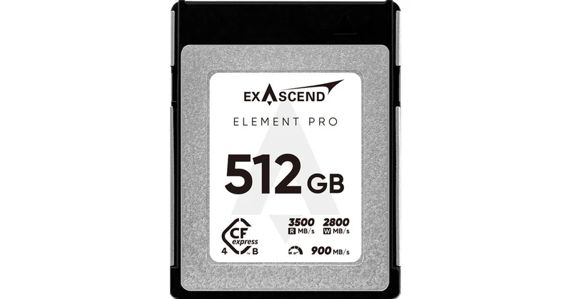 Exascend 512GB Element Pro CFexpress 4.0 Type B Memory Card