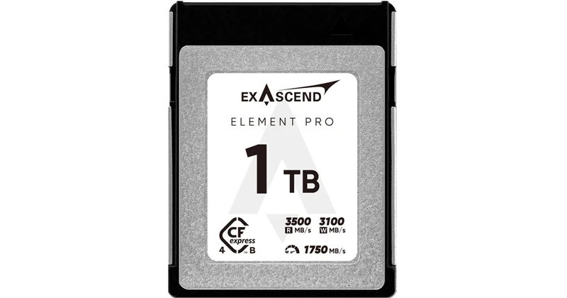 Exascend 1TB Element Pro CFexpress 4.0 Type B Memory Card