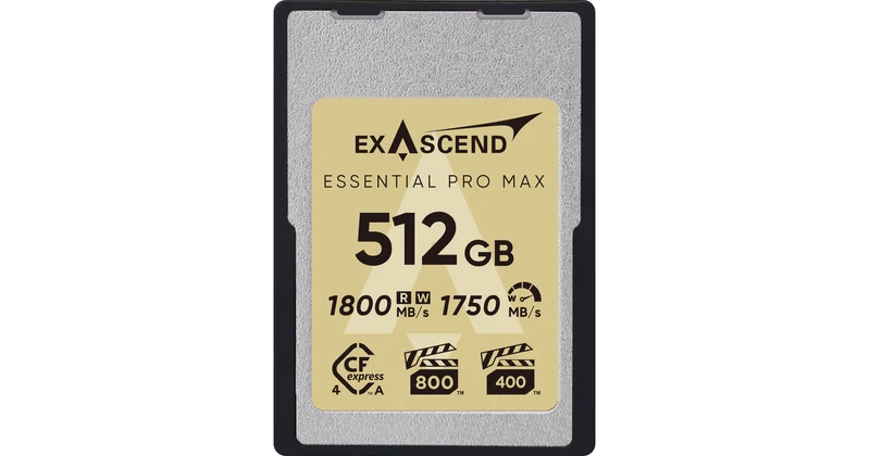 Exascend 512GB Essential Pro Max CFexpress 4.0 Type A Memory Card