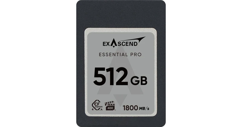 Exascend 512GB Essential Pro CFexpress 4.0 Type A Memory Card