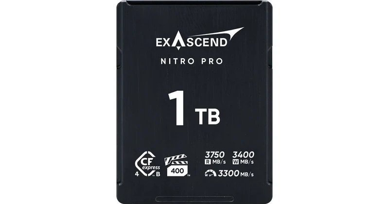 Exascend 1TB Nitro Pro CFexpress 4.0 Type B Memory Card