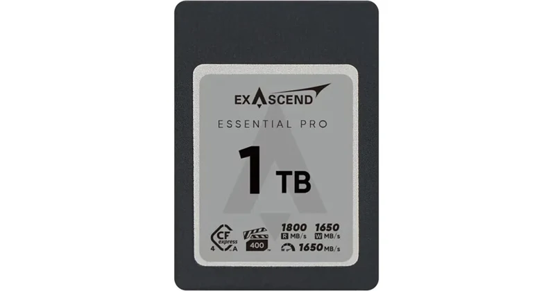 Exascend 1TB Essential Pro CFexpress 4.0 Type A Memory Card