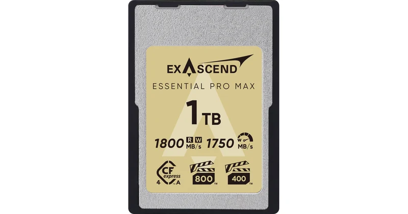 Exascend 1TB Essential Pro Max CFexpress 4.0 Type A Memory Card