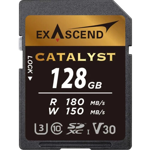 Exascend 128GB Catalyst UHS-I V30 SDXC Memory Card