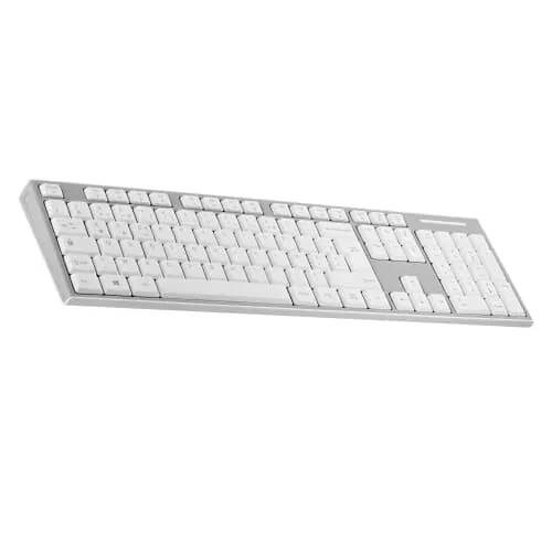 Clavier sans fil rechargeable Bluetooth + USB-A 2,4 Ghz - AZERTY (FR)
