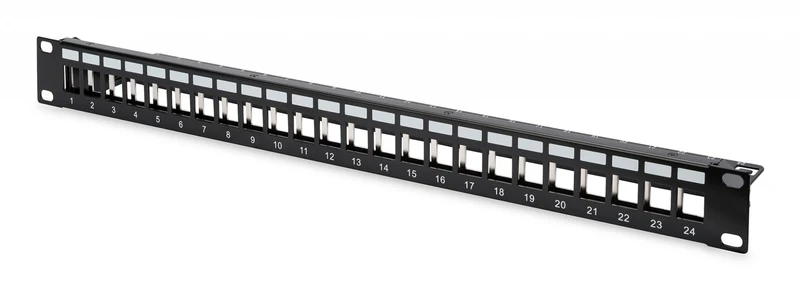 Digitus DN-91411-24 Panneau de brassage modulaire, 24 ports, équipé de 24x DN-93615