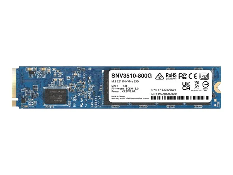 SYNOLOGY SNV3510 400Go M.2 NVMe SSD PCIe 3.0 x4 3000Mo/s read 750Mo/s write