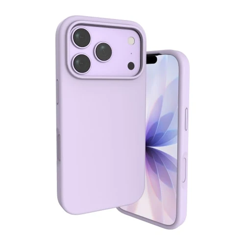 Coque de Protection Silicone Ultra-Douce pour iPhone 17 Pro Max Lavande