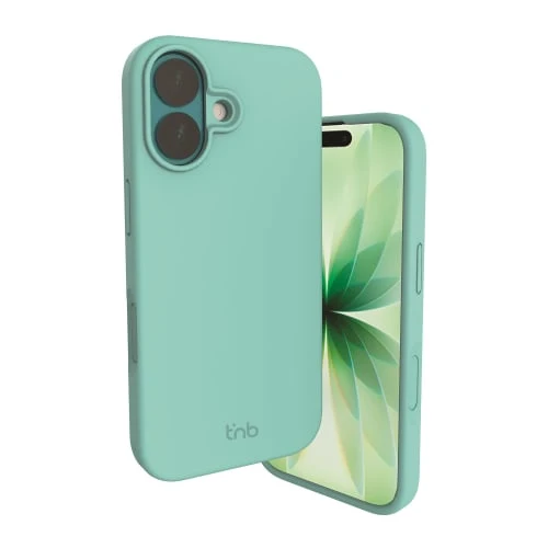 Coque de Protection Silicone Ultra-Douce pour iPhone 17 Vert menthe