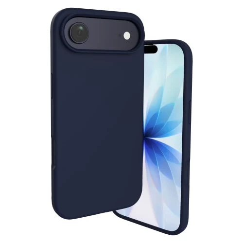 Coque de Protection Silicone Ultra-Douce pour iPhone 17 AIR Bleu navy