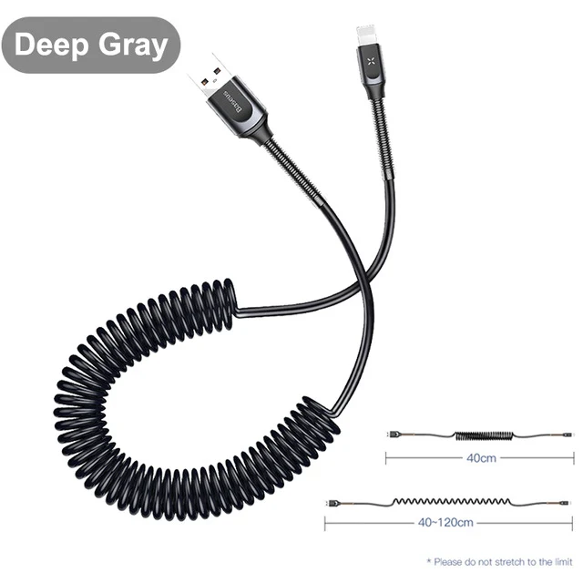 USB Cable Retractable Spring Cable