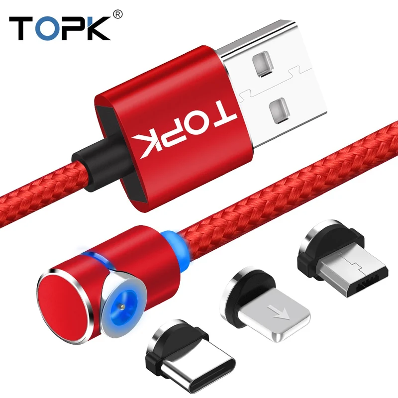 90 Degree L Type Magnetic Cable