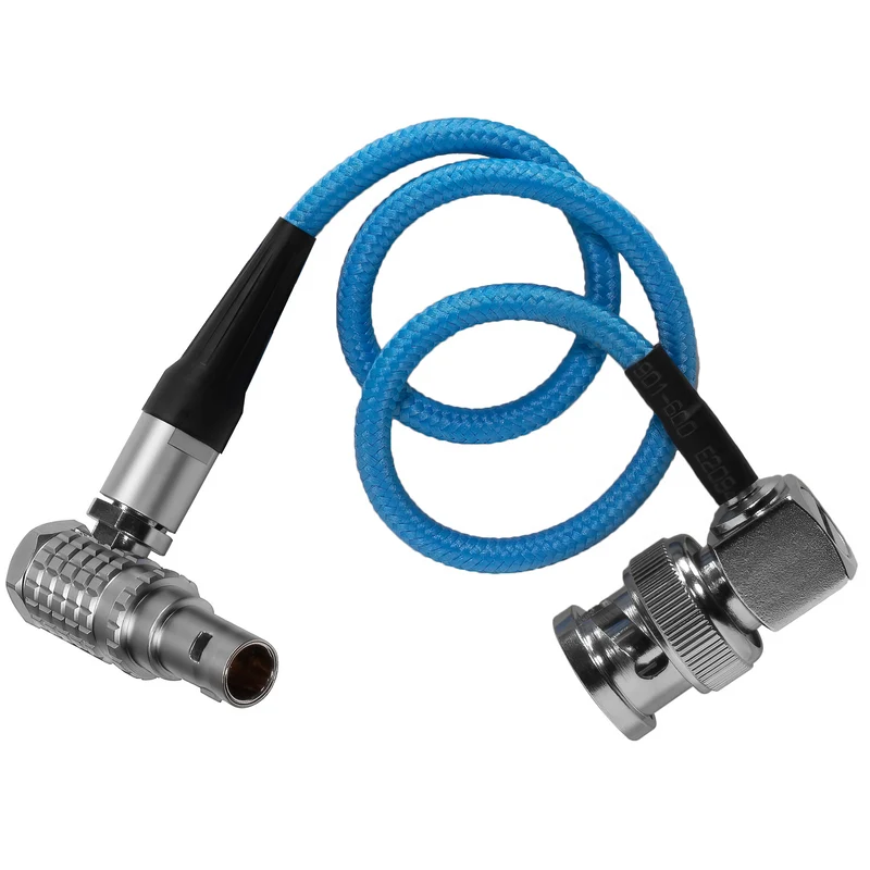 Kondor Blue 10" BNC TO 5 PIN LEMO RIGHT ANGLE TIME CODE CABLE