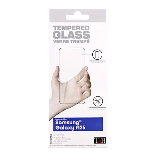 Protection intégrale en verre trempé pour Samsung Galaxy A25