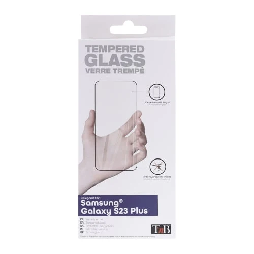 Protection intégrale en verre trempé pour Samsung Galaxy S23 Plus